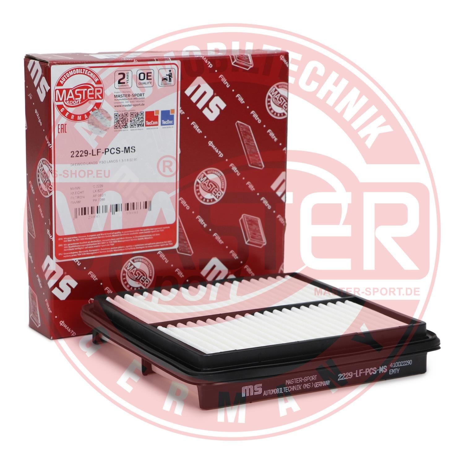 MASTER-SPORT GERMANY 2229-LF-PCS-MS Vzduchový filter